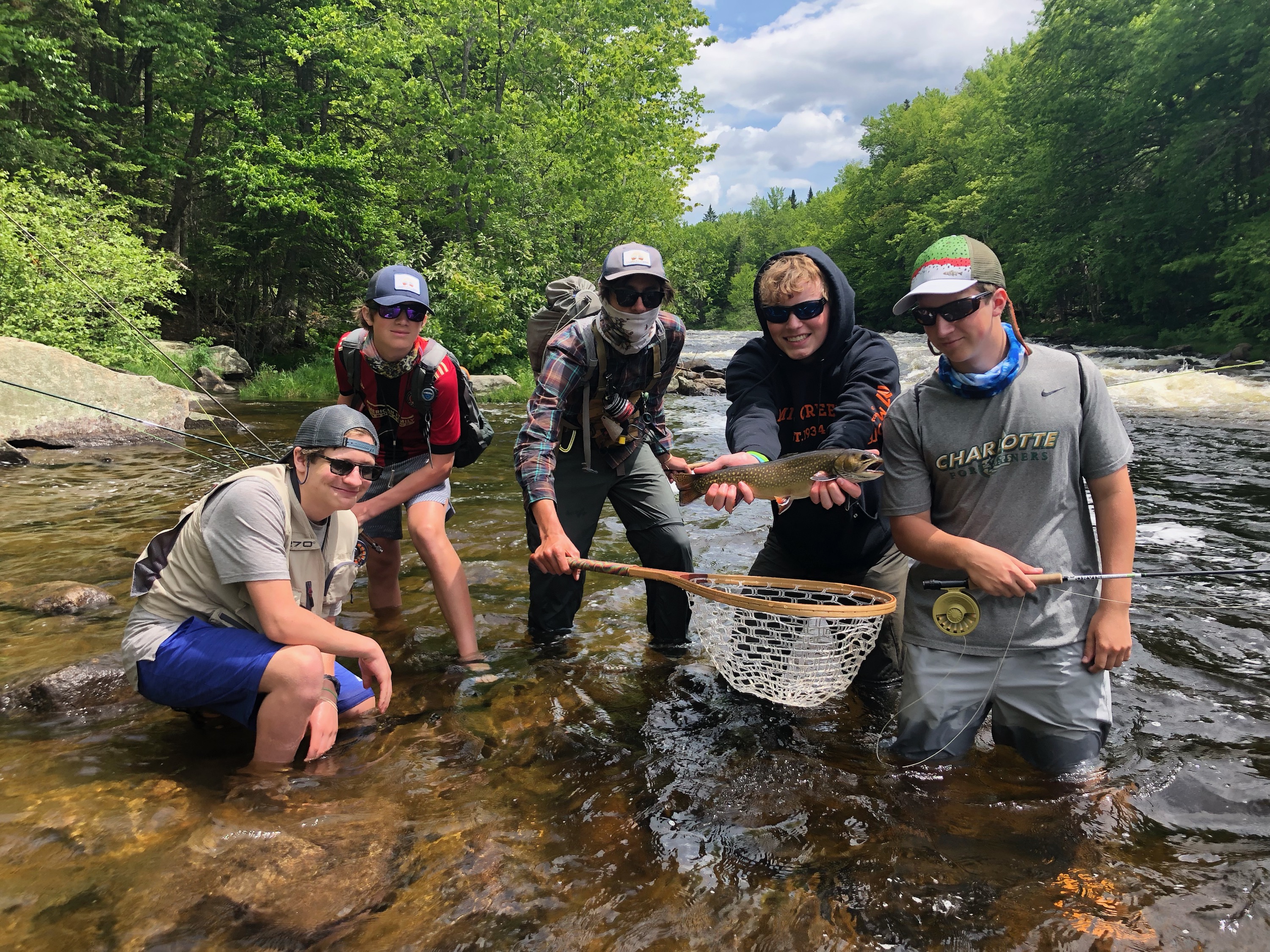 Maine outlet fly fishing