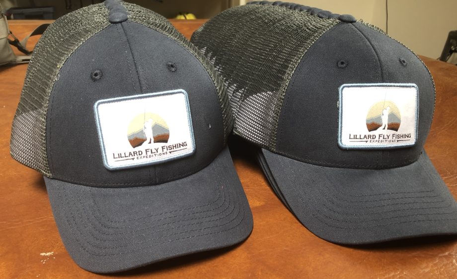 Collection of hats with the LFFE logo