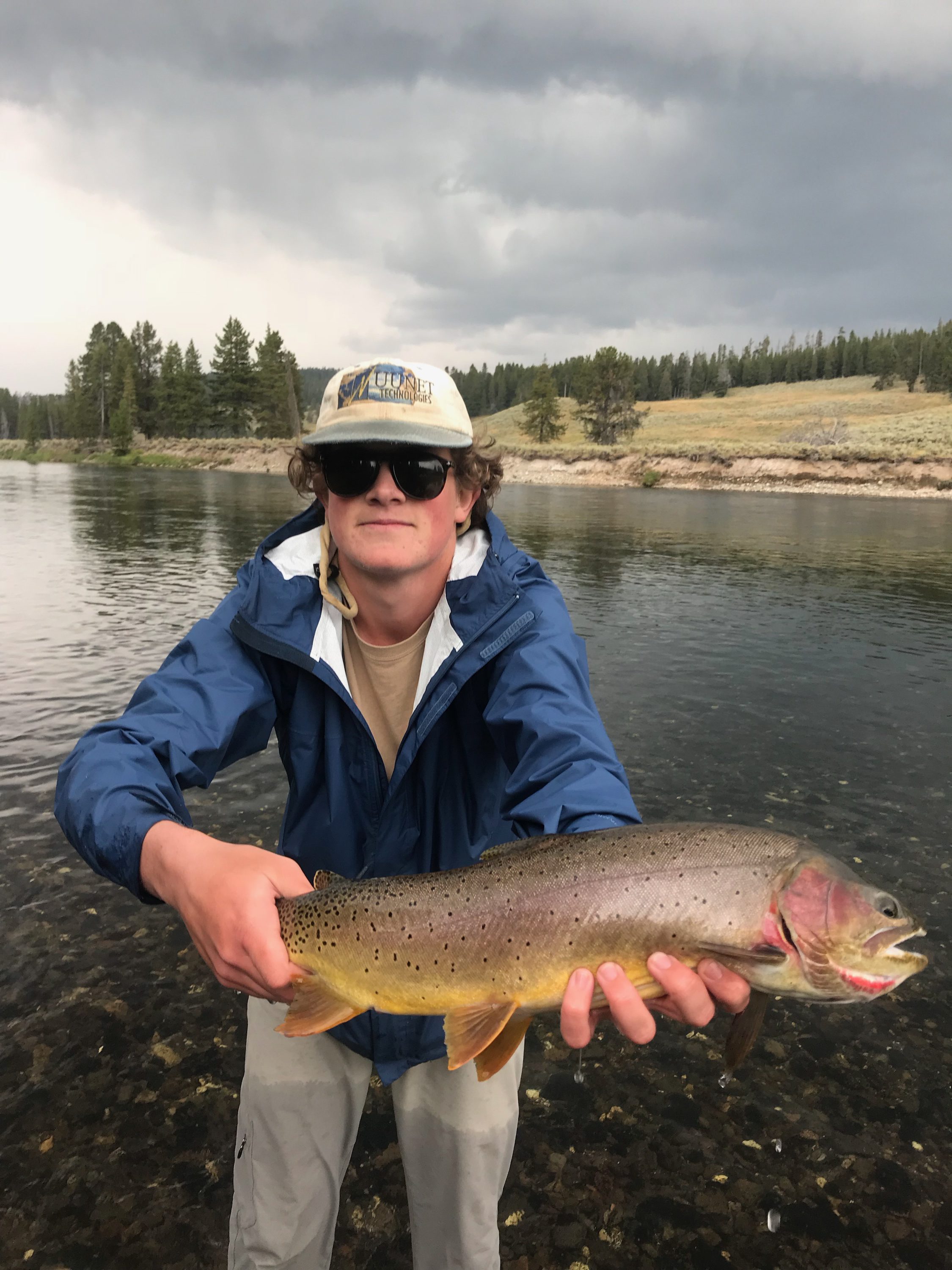 Man holding fish