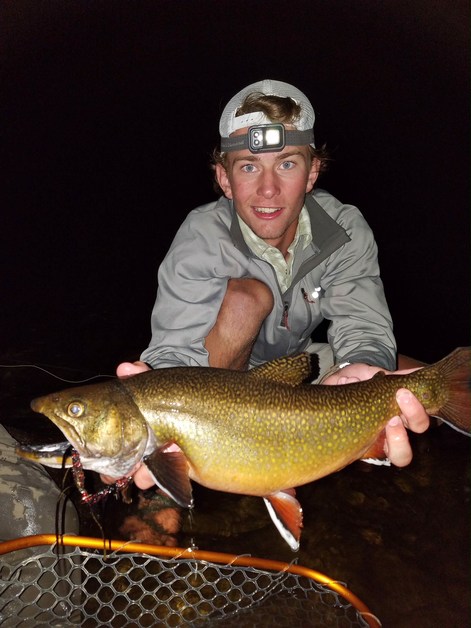 Man holding a fish