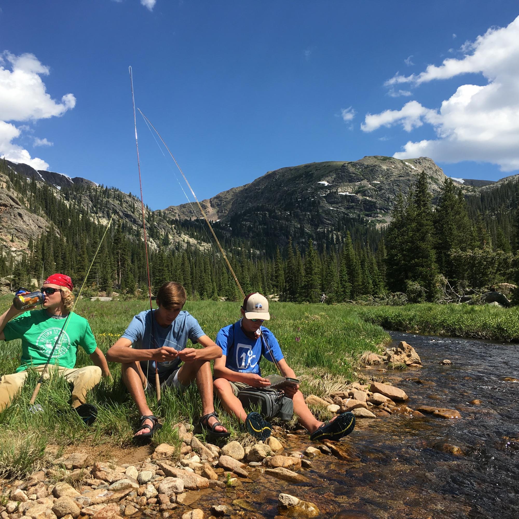 Sitting by the creek