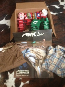 Cozies, gift cards, stickers, and much more. Come say hi next time the LFFE Mobile is rolling through your area to get your free Mountain Khaki gear.