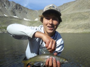 Known for their large dorsal fin, Arctic Grayling are not native to Colorado but high above tree line during our West Elk Adventure you will find wild grayling introduced by helicopter long ago. 