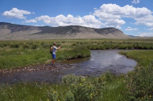 Jones, fishing the free-flowing Cochetopa