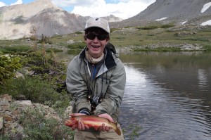 Jackson, obviosly pleased with his catch