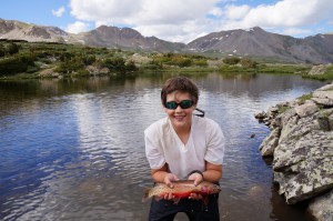 Stephen's fine Cutthroat caught on a dry fly