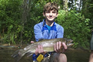 Robert landed the biggest fish of the trip, a  23inch pig! 