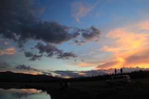 Sunset over the Taylor Park