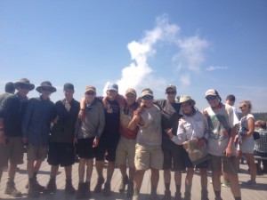 After exiting the Backcountry we made the stop at Old Faithful to watch it erupt.