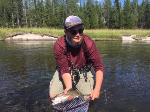 Dayton landed what ended up being the largest fish of the trip within the first 30 minutes on the water.