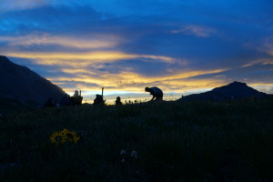 Sunrise at 13,000 feet