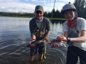 When the fish were looking up we were catching them 2-3 at a time! 