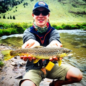 Ben, with one of the nicer fish we landed