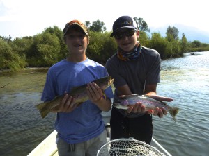 Grayling, rainbow, cutthroat, and browns, the photo album for the Yellowstone Adventure has them all.