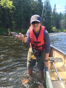 A first ever Brook Trout on the fly! 