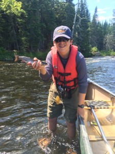 A first ever Brook Trout on the fly!