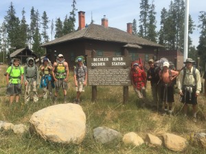 Ready to enter one of the most remote corners of Yellowstone National Park. 