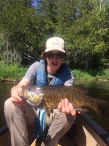 One of many nice smallmouth caught during our West Outlet Float. 