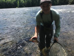The first brook trout of the trip! 