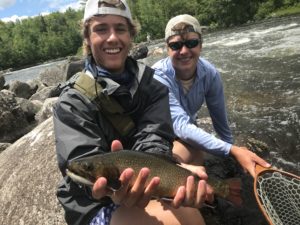 Brook trout like this one are what make the Rapid River such a special place, and this year we caught more of them then any year since we first started our Maine trips.