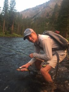 Fishing the evening hatch.